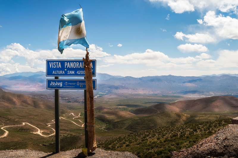 montanha, argentina, paisagem